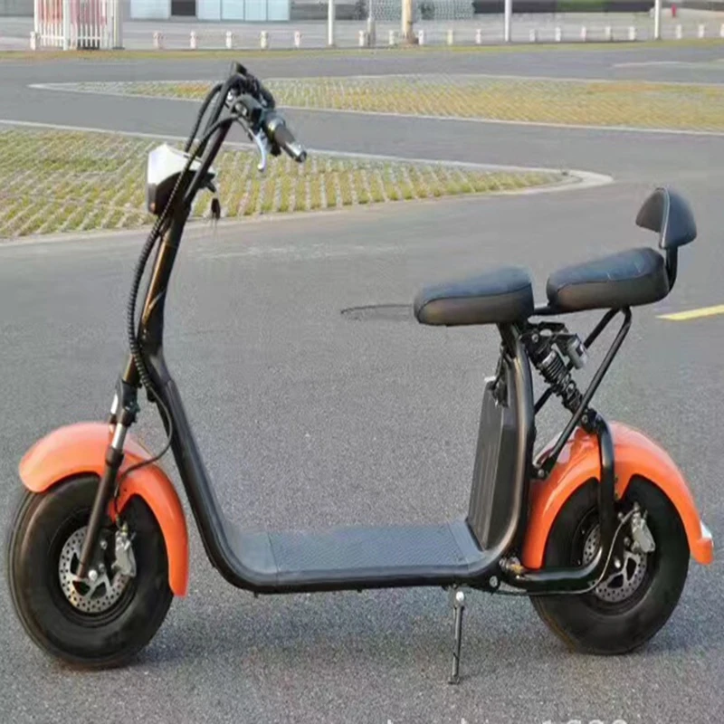 Perfect Citycoco Electric Scooter Fat Tire 1000W 60V 12AH/20AH Lithium Motorcycle E-Bike Cycling LCD Display Bluetooth GPS Pedal City 2