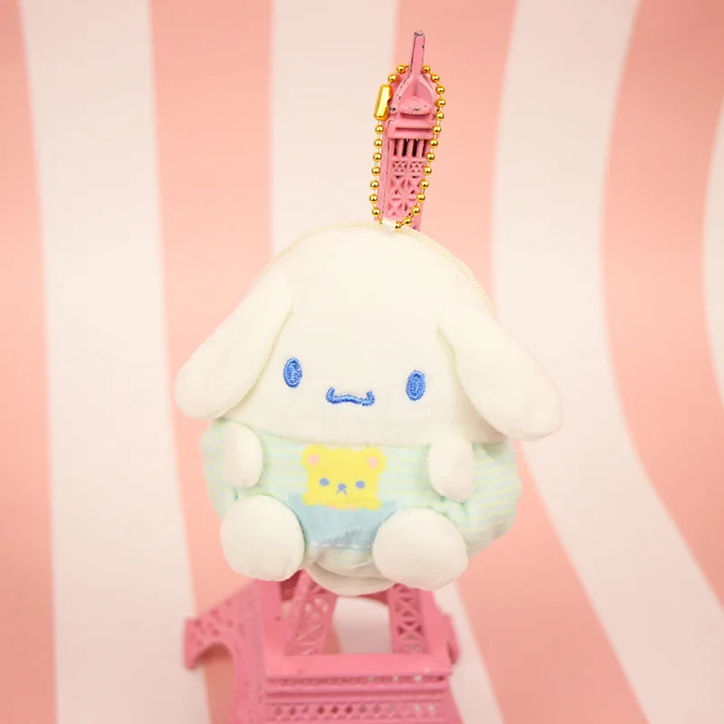 A5 Мультфильм Аниме kawaii милый кот Мелодия плюшевые кошельки мягкие Cinnamoroll Собаки Мягкие плюшевые игрушки кошельки сумки для игрушек кулон девушки подарки - Цвет: A5