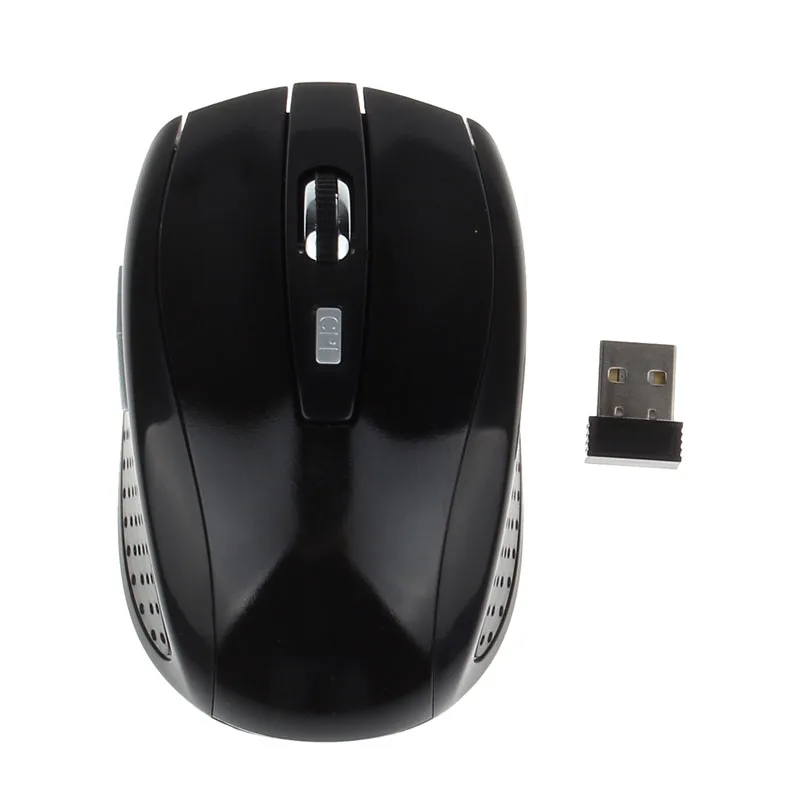 

Portable 2.4G Wireless Optical Mouse 10-15M High Precision Mini Durable Gaming Mouse for PC PC Laptop Players Black #10