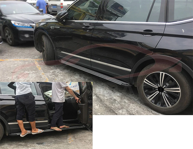 Новый дизайн подходит для VW Volkswagen Tiguan All Space 2017 2018 подножка боковая балка Nerf
