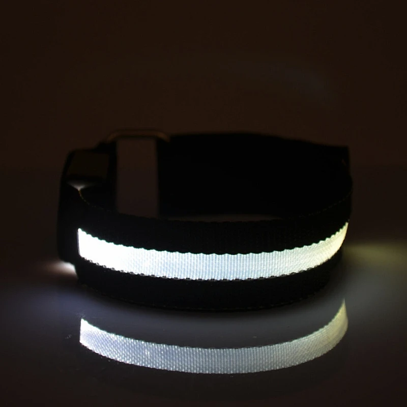 Excellent Outdoor Sports Night Running Light Jogging LED Arm Leg Reflective Warning Light Wristband Cycling Bicycle Light bicicleta 18