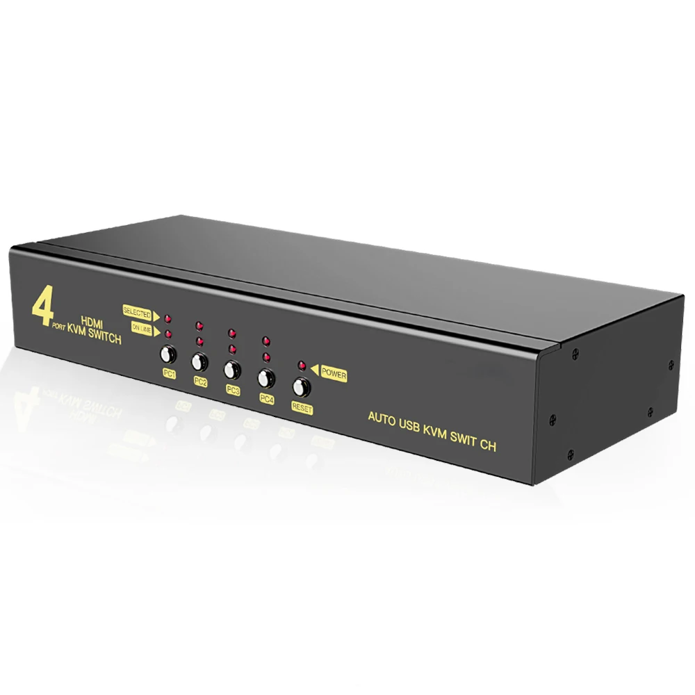 Aliexpress.com : Buy PUZHIJIE 4 ports HDMI KVM Switch KVM