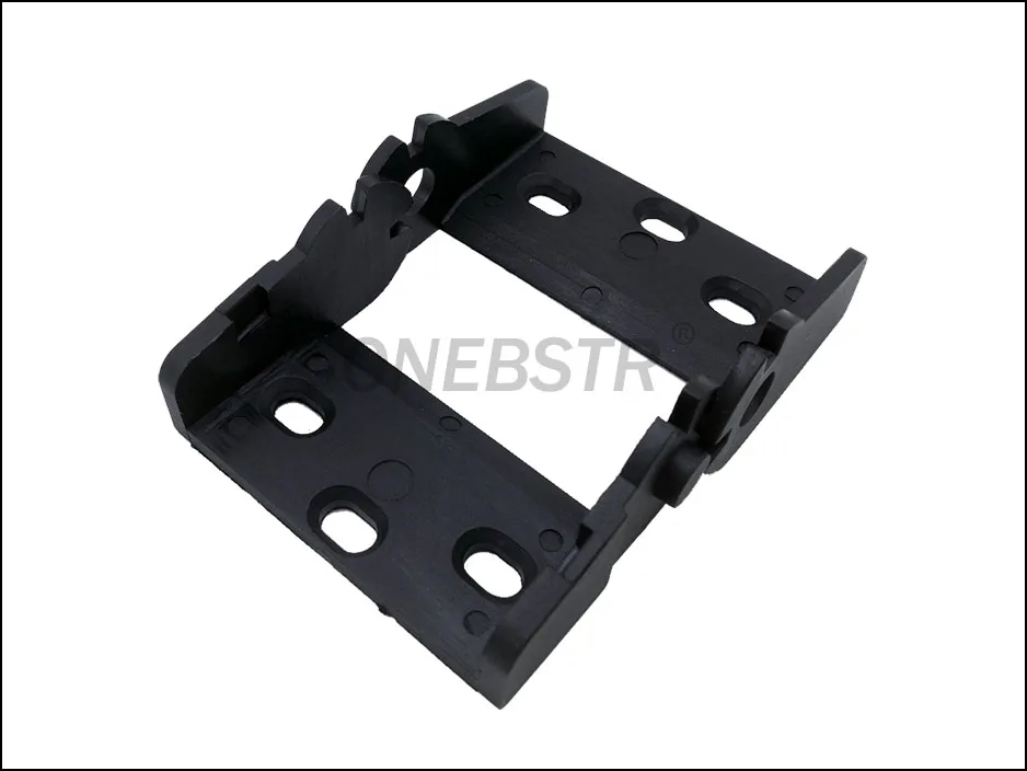 JFLO 1 Pair of 18x50mm Semi Closed Inside Opening Drag Chain Fitting End Connectors Joints Plastic Towline Cable  Wire Carrier 8