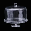 1/12 Miniature Dollhouse Acrylic Cake Plate Stand Fruit Snack Tray with Cover Kitchen Supplies #1 ► Photo 1/6