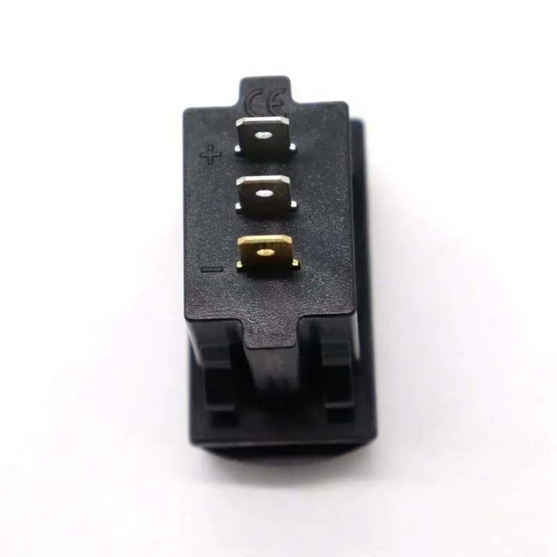 10 V-60 V Светодиодный переключатель Форма автомобиль Лодка Цифровой вольтметр