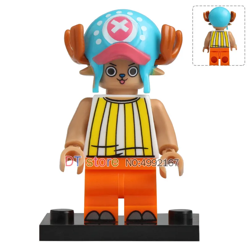 

50Pcs/Lot ONE PIECE Anime Action Figure Tony Tony Chopper Luffy Legoingly Building Blocks Models Bricks Children Toys XP119