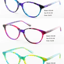 Глаз удивительно Заводские Розетки высокое качество Для женщин овальные и круглые ацетат оптических оправ Очки с прозрачными стеклами