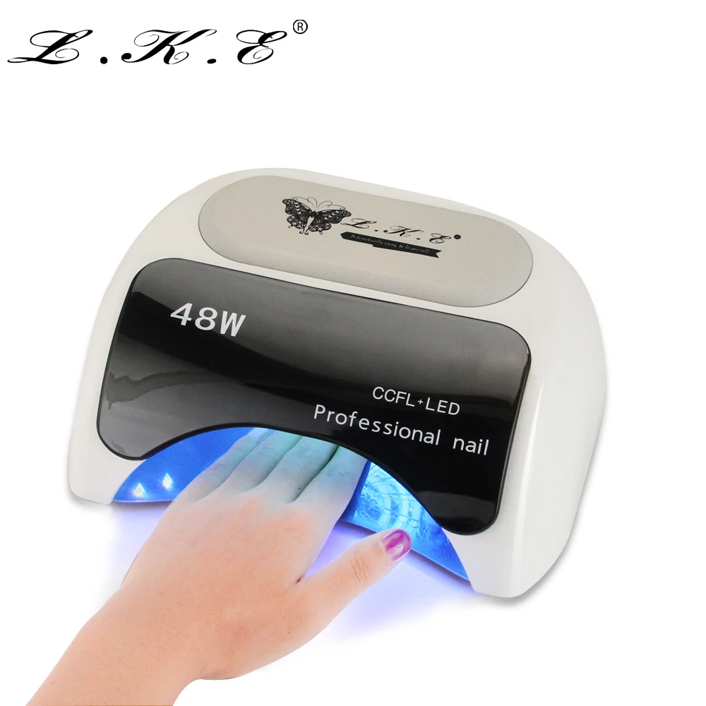 

LKE New 48W UV Lamp LED White Light 10S 20S 30S Drying Fingernail&Toenail Gel Curing Nail Art Dryer Nail Polish Dryer Manicure