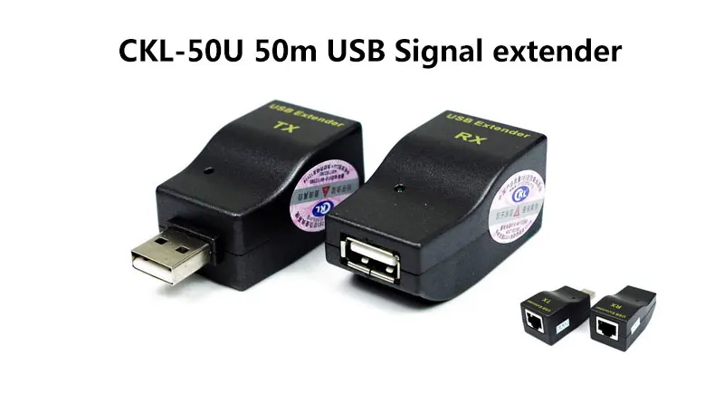 CKL USB Extender за CAT5/CAT5E/CAT6 STP кабель для USB сигнала расширения до 50 м/ 100 м Поддержка WINDOWS 98SE/ME/2000/XP LINUX