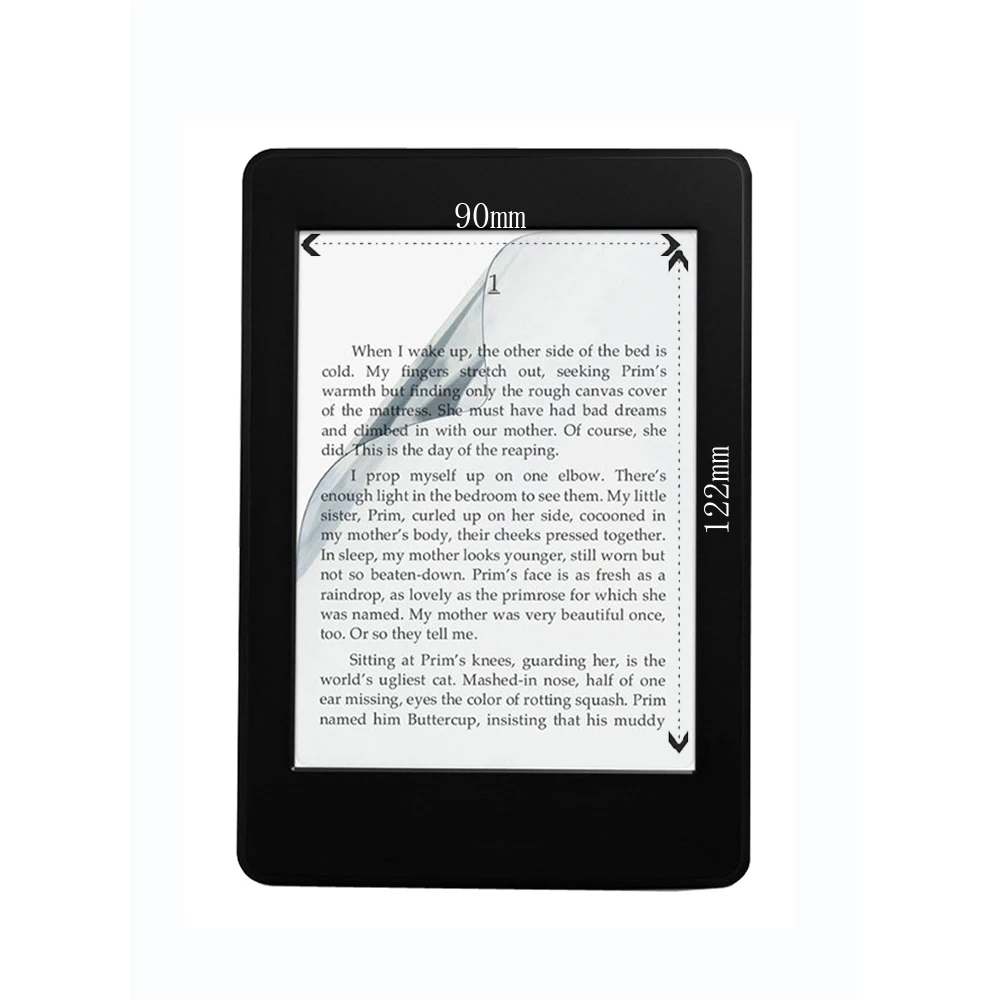 

3PCS PE soft screen protector for 6'' ereader ultra clear screen protective film