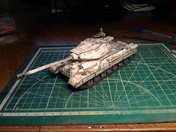 Советская Тяжелая Танк IS-4M 1:50 бумажная модель танк мир военное оружие ручной работы DIY игрушка