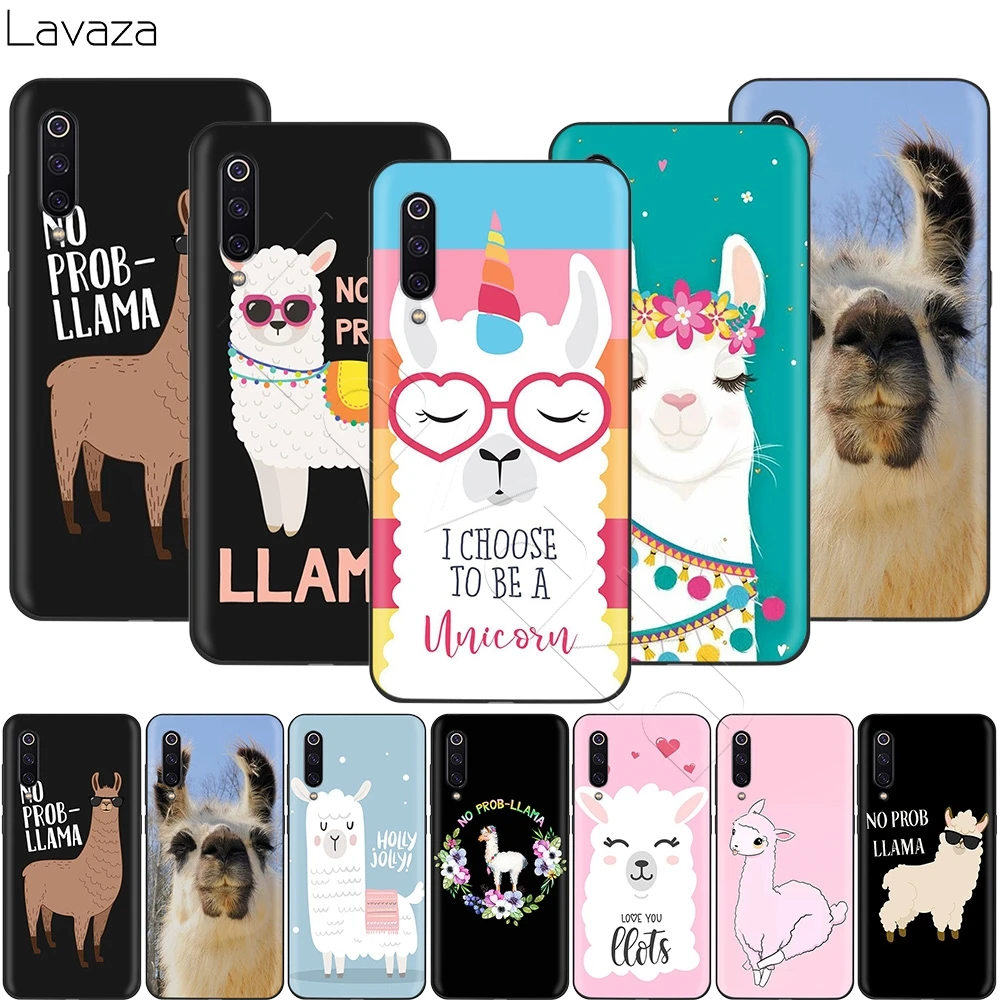 

Lavaza No Prob Lama Llama Alpacas Case for Xiaomi Redmi Note 8 7 6 6A 5 5A 4 4X 4A Go Pro Plus Prime
