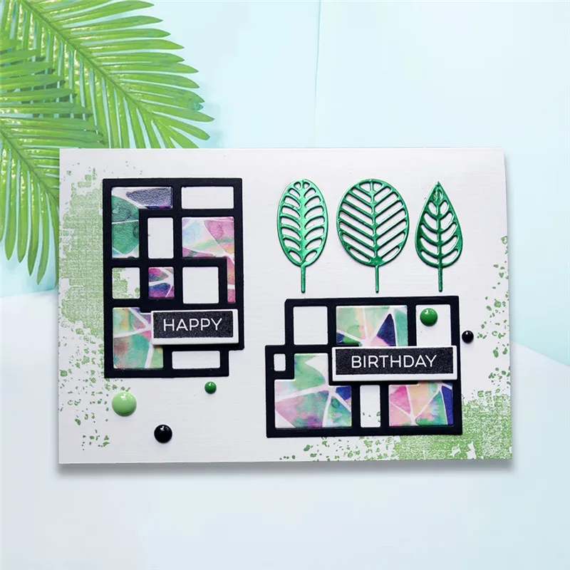 

Eastshape Leaves Dies 3 Botanical Leaf Metal Cutting Dies for Card Making Scrapbooking Craft Embossing Dies Cuts Stencil