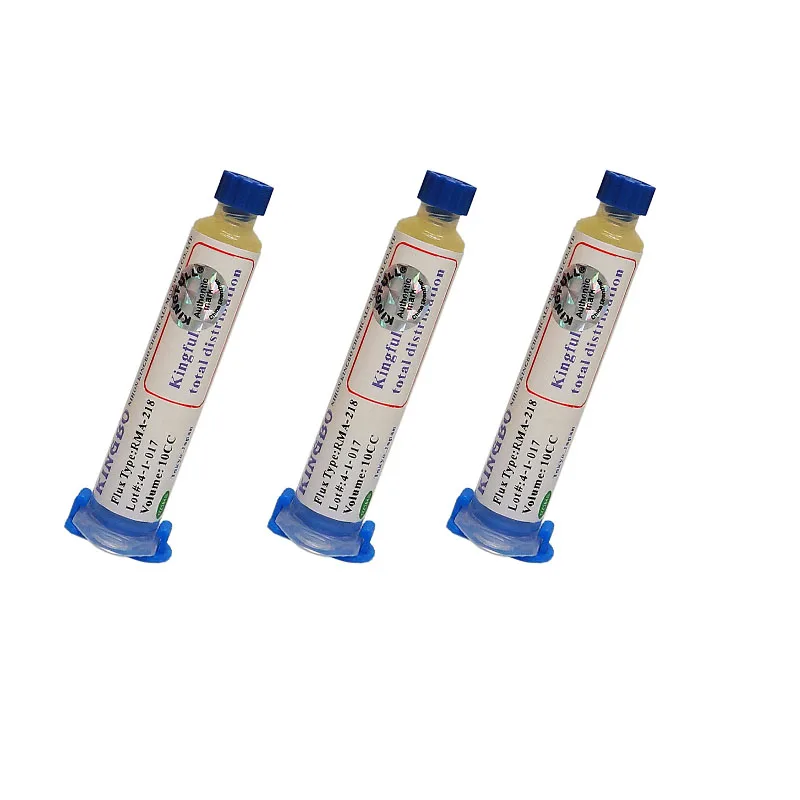 

3pcs KINGBO RMA 218 10cc BGA Welding Solder Flux Paste For BGA Rework Soldering