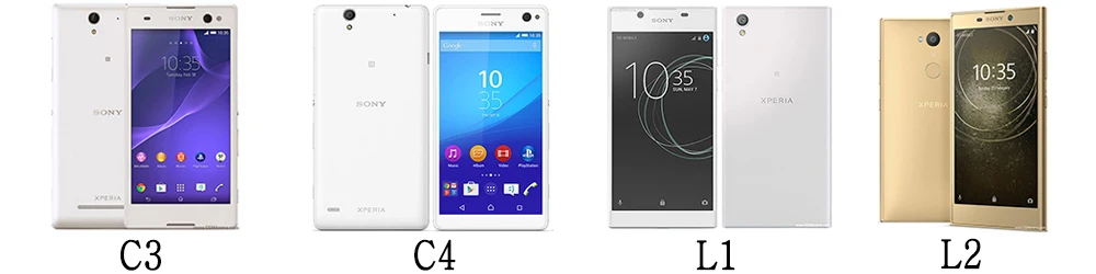 Захлопывающийся кожаный чехол с окошком чехол для sony Xperia C3 D2533 C4 E5303 E4 E2203 E4G E5 L1 L2 L3 M2 M4 M5 M50W T3 D5102 fundas Искусственная кожа крышка