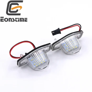 

Eonstime 2pc18LED 8000K super bright led license plate lamp for HONDA JAZZ 02-15 Odyssey Stream 01-05 Insight 5D Logo 3D FR-V