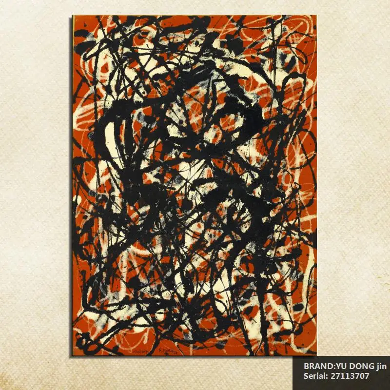 Buy Jackson Pollock Free Form Still life Abstract oil