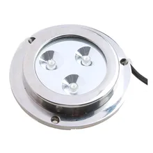 Горячая Распродажа 3*2 Вт синий из нержавеющей стали IP68 Водонепроницаемый светодиодный подводный светильник для лодки, яхты, светильник