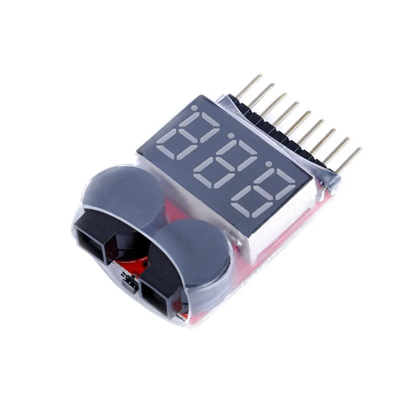 1 шт. 2 IN1 низкая зуммер S 8 Lipo батарея Li Fe на RC Напряжение метр тестер мониторов для