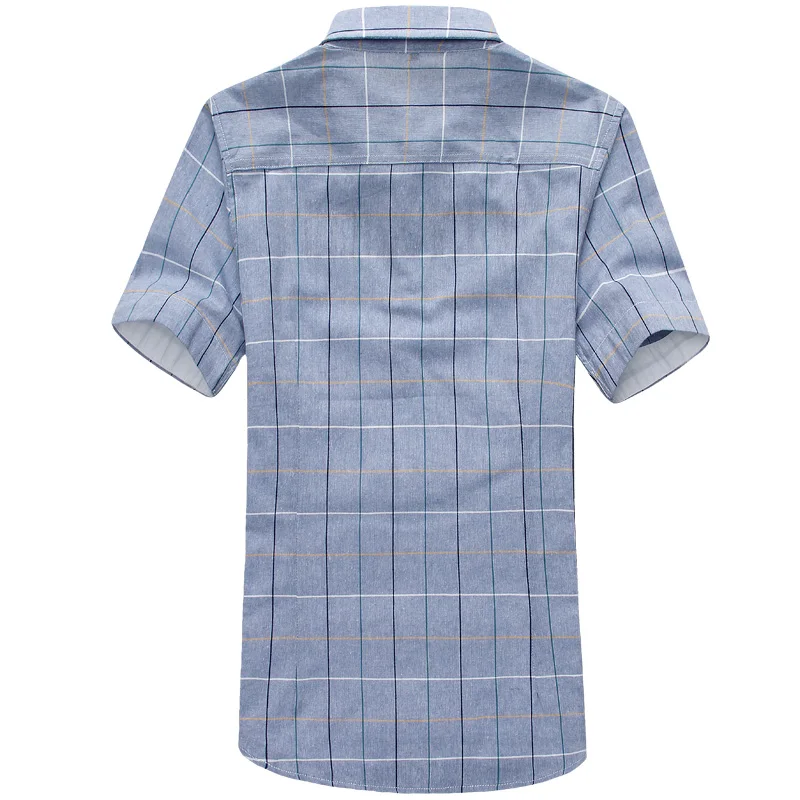 100-Cotton-Mens-Dress-Short-Sleeve-Shirts-Fashion-Casual-Slim-Fit-Plaid-Men-Shirts-Brand-Clothing (1)
