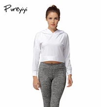 Женские футболки для бега с капюшоном, дышащая Спортивная одежда для фитнеса и йоги, спортивная одежда, спортивная футболка, топы для спортзала, большие размеры