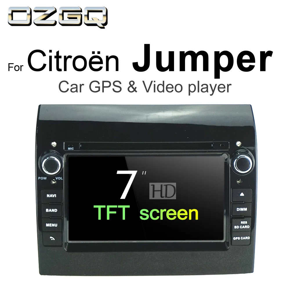 

OZGQ Android 7.1 Car DVD Player For Citroen Jumper 2006-2018 HD Screen Auto GPS Navigation BT Radio TV Audio Video Music Stereo