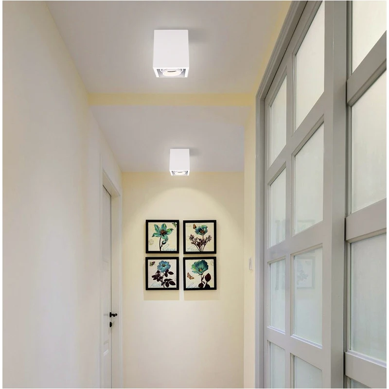 Luzes de Teto Conduziu a Luz de Teto Decorações do Corpo Iluminação para Casa Único Ponto Lâmpadas Iluminação 10 w Quadrado Lâmpada Led 2 High Quality Luzes e Iluminação