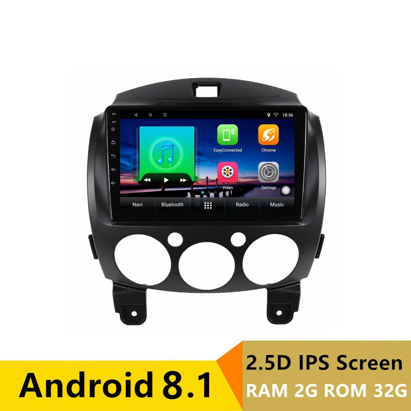 

9" 2G RAM 32G ROM Android Car DVD Video Player GPS for Mazda 2 2007 2008 2009 2010 2011 2012 audio car radio stereo navigation