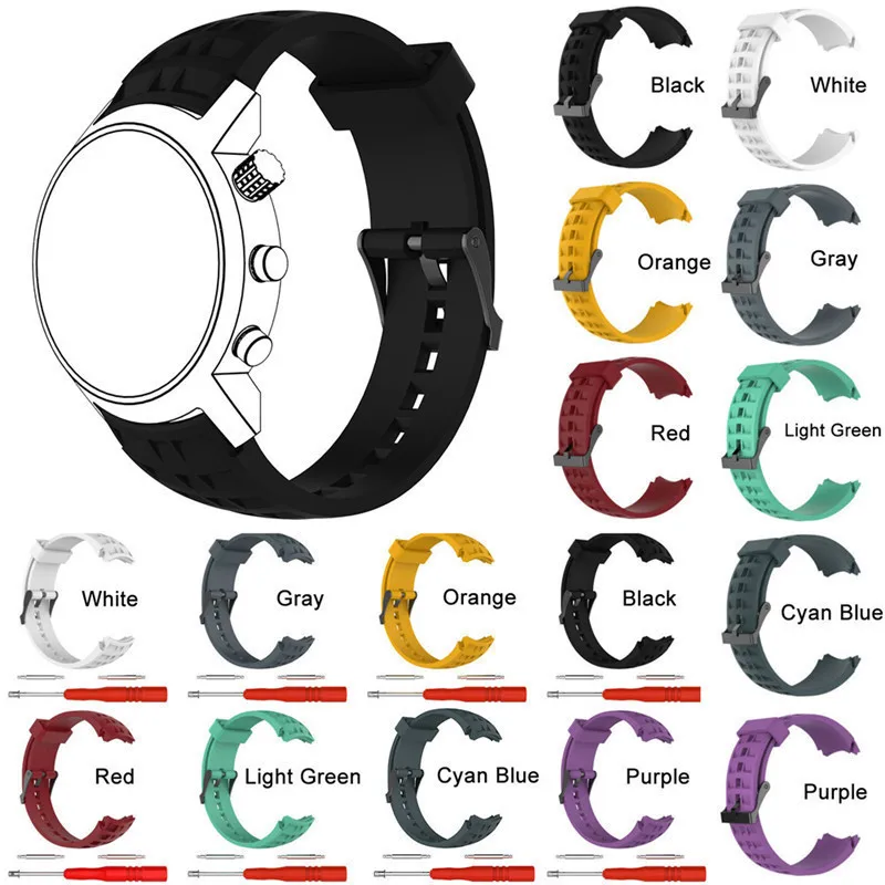 Высококачественный ремешок для часов, сменный ремешок для Suunto Elementum, серия Terra, умный браслет для мужчин и женщин, сменный силиконовый ремешок