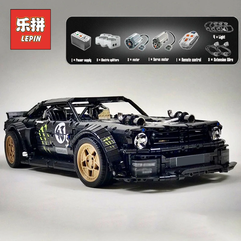 

Lepin 20102 Technic Ford Mustang Hoonicorn RTR Sports RC Car Legoinglys MOC-22970 Building Blocks Bricks Toys Kids Birthday Gift