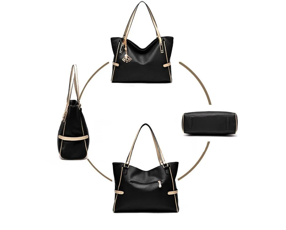 High Quality PU Leather Women Messenger Bag Big Shoulder Bag Large Capacity Totes Famous Brand Bolsa Feminina Herald Fashion New (13)