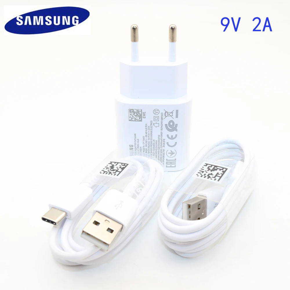 

Original Samsung Adaptive Fast Charger USB Quick Adapter 1.2/1.5M TYPE C Cable For GalaxyS10 S8 S9 Plus Note 7 8 9 A3 A5 A7 2017