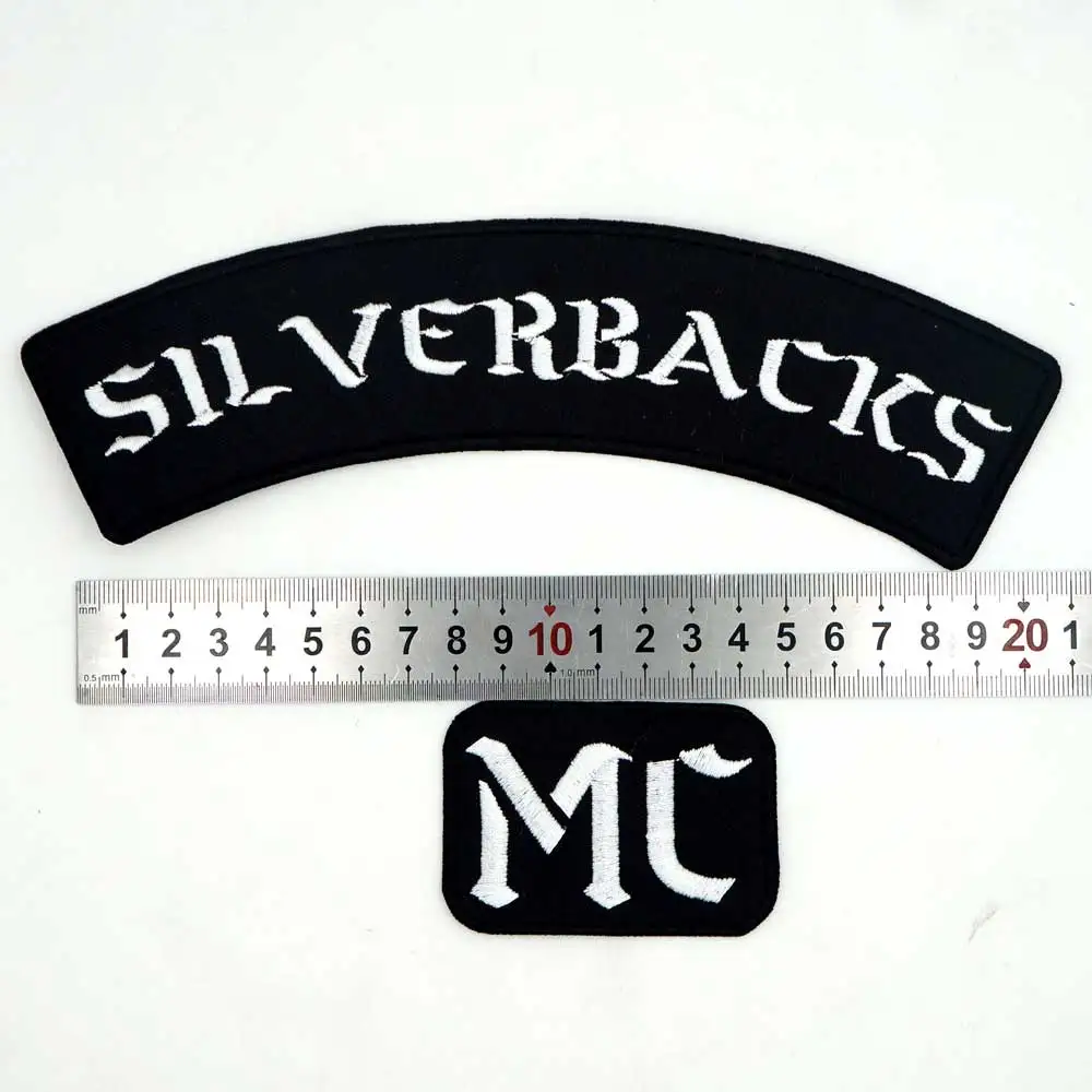 Силвербекс кочевников 1% Полный комплект с вышивкой в стиле «панк» для байкеров одежда наклейки Аксессуары для одежды знак 4 шт./компл