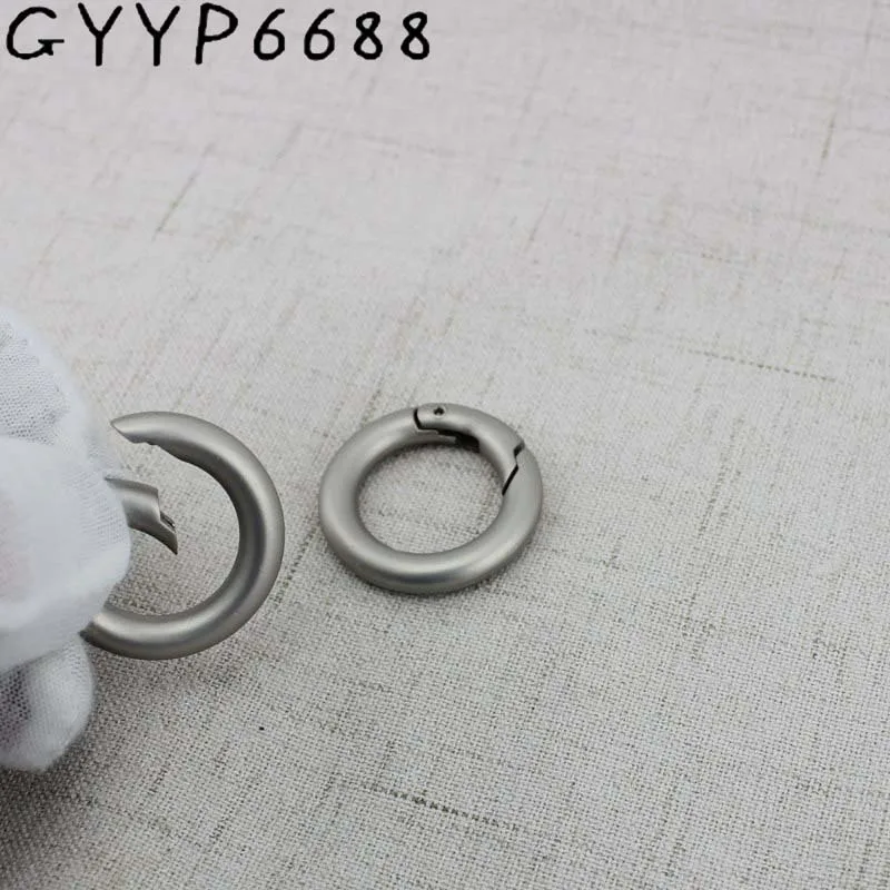 

4pcs 50pcs 19mm Pearl silver Snap Clip Trigger Spring Ring for Making Purse Bag Handbag Handle Connector Bag Parts Accessories