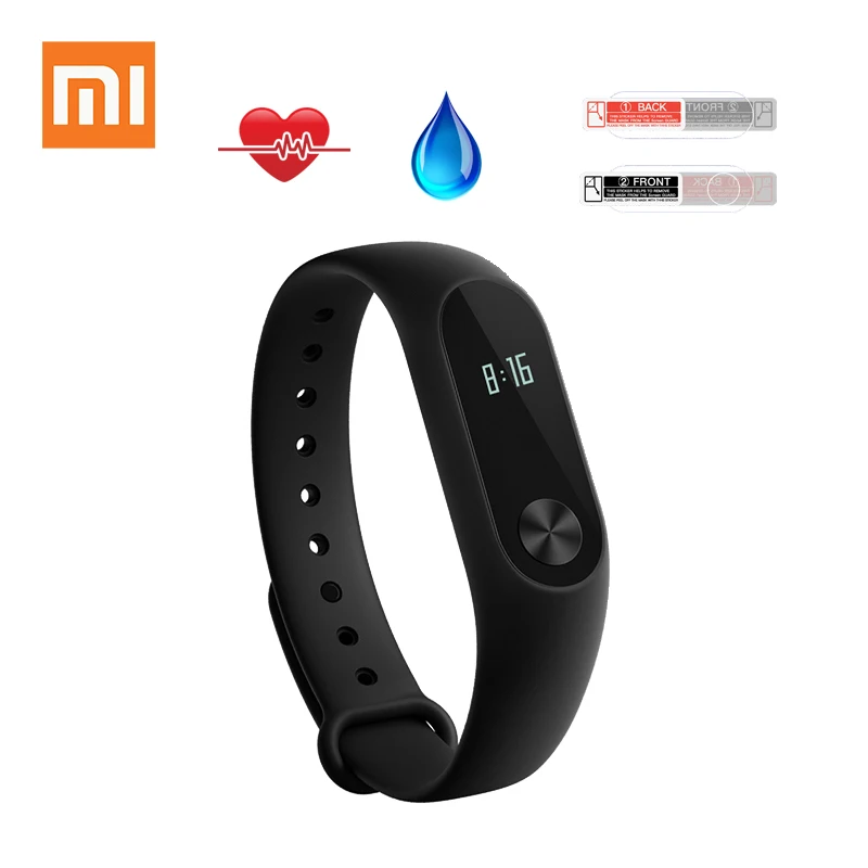 original xiaomi miband 2 oled display heart rate monitor bluetooth smart watch