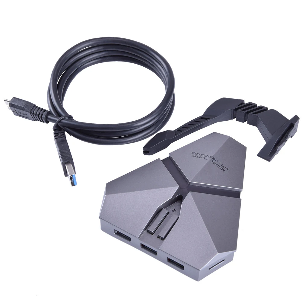 3 Порты многофункциональный сплиттер светодиодный кабель организатор USB Hub