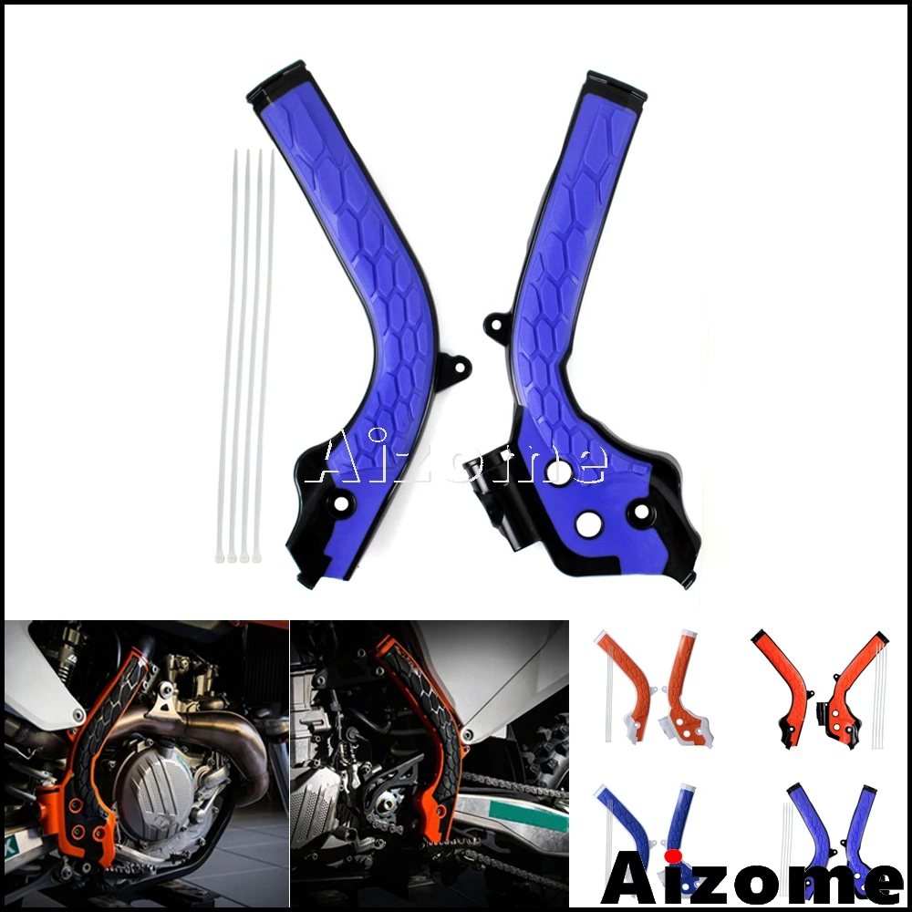 

For Husqvarna TC125 TC250 TX300 FE500 2017 Motorcycle Dirt Bike X-Grips Frame Guards For Husqvarna FC250 FC350 FC450 2016-2018