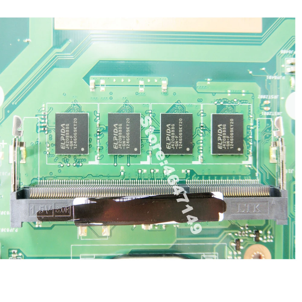  X75VD 4GB RAM GT610M 8pcs Video Memory Mainboard REV 2.0 For ASUS X75V X75VC X75VB R704V X75VD lapt