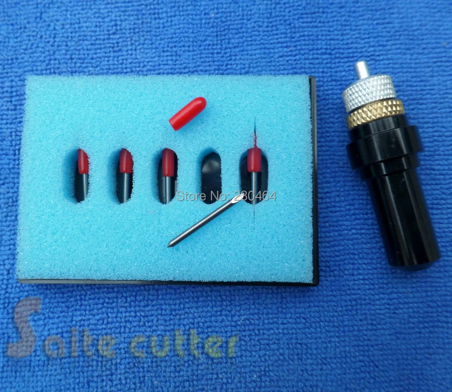 1 держатель лезвия Summa d + 5 шт. 45 градусов режущий плоттер нож для винила|knife tips|blade