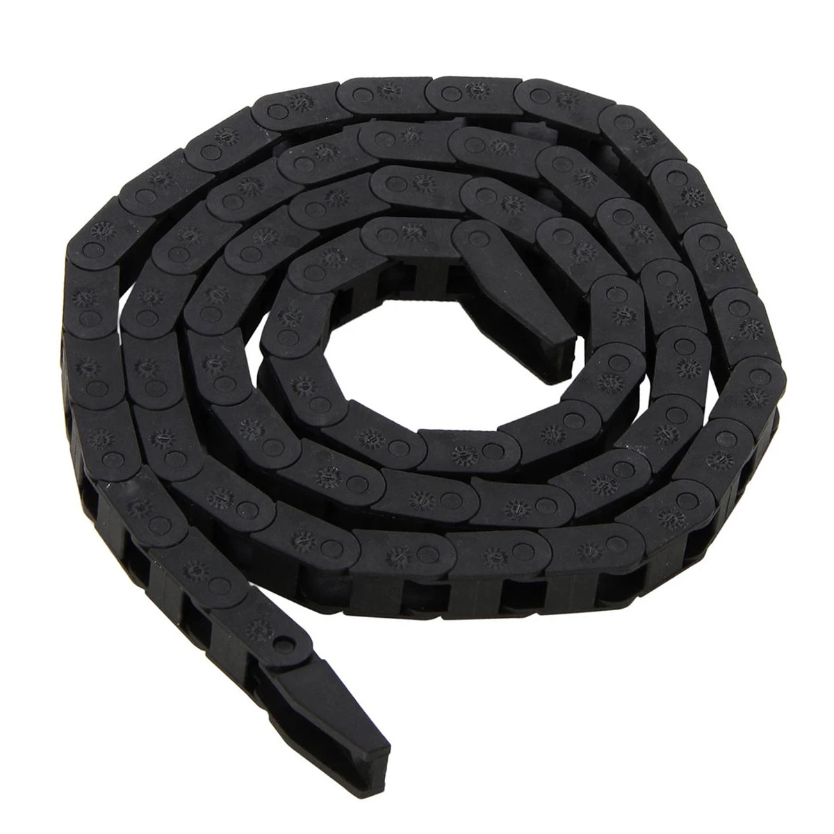 

Black Plastic Nylon Cable Carrier Drag Chain Towline Nested Wire Carriers 7*7mm For CNC Machine Tool Electronic Equipment Mayitr