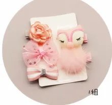 Cute rabbit Flowers Bowknot Hairpins Children Cartoon Hair Clips Kids Girls Handmade Barrettes Accessories Headwear TZ6 Cute rabbit Flowers Bowknot Hairpins Children Cartoon Hair Clips Kids Girls Handmade Barrettes Accessories Headwear TZ6