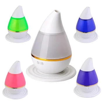 

Mini Ultrasonic Humidifier Face Steamer Beauty Instrument Water-Drop Shape Nano Mist Sprayer Skin Care Moisturizing Air Purifier