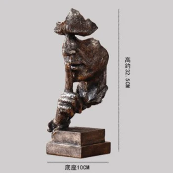 

Resin Abstract Sculpture Table Statue Handicrafts for Home Office Decoration