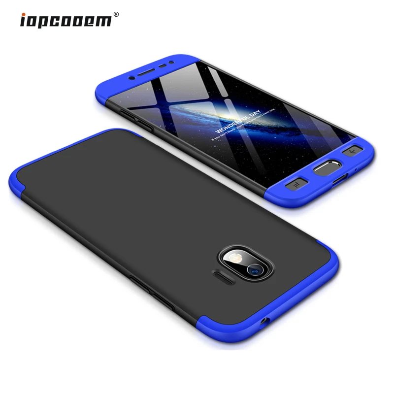 For Samsung Galaxy J2 Pro 2018 Case 360 Full Protection Shockproof Hard Slim Back Cover For