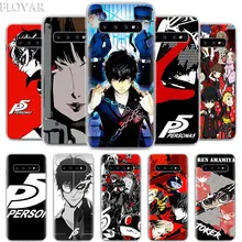 P5 P Persona 5 чехол для телефона для samsung Galaxy S10e S10 плюс S7 S8 S9 Plus, Note 8, 9, 10, плюс S10 5G M20 M30 жесткий чехол Coque