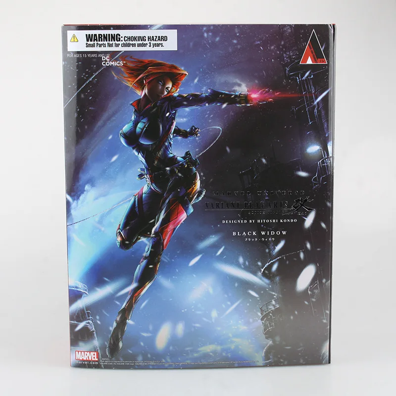 Играйте в искусство Kai Black Widow Super Hero Наташа Романова PA 27 см ПВХ фигурка кукла игрушки Детский подарок Brinquedos - Цвет: with retail box