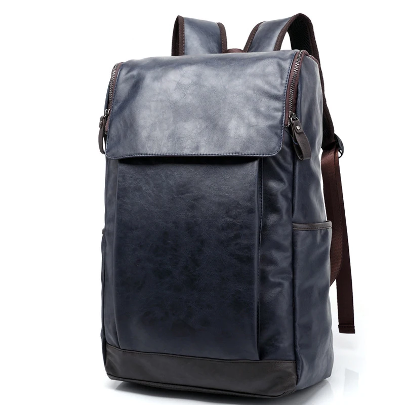 

MAIWEINI Men's Travel Bag Man Backpack PU leather Bags Shoulder Bags Computer school Packsack Free Shipping
