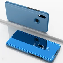 ДЛЯ VIVO Y95 чехол роскошное умное зеркало вид кожаный флип оболочка Стенд чехол для VIVO Y91 крышка телефона оболочка Coque VIVO Y 91 Y95