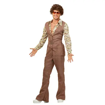 

IREK hot Halloween Costume cosplay costume Stage Performances Clothing 70's men's disco party Costumes