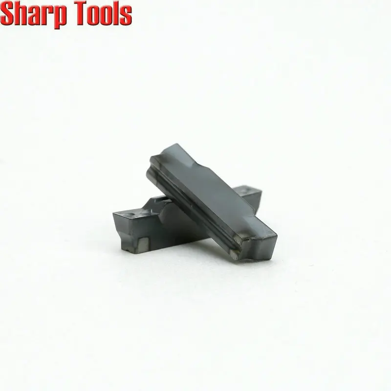 10Pcs MGMN400-M Carbide Inserts Grooving Cut Off Holder Inserts for Turning Tool Boring Bar